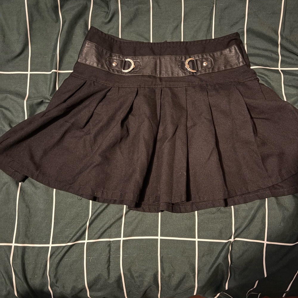Medium Royal Bones Black Skirt